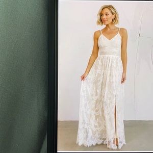 Baltic Born Cozette Lace White Gown